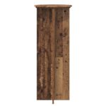 vidaXL Stojan na rastliny 2 pcs Staré drevo Ø40 x 100 cm – Obrázok 7
