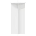 vidaXL Stojan na rastliny 2 pcs Biela Ø40 x 80 cm Kompozitné drevo – Obrázok 6