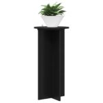 vidaXL Stojan na rastliny 2 pcs Čierna 40 x 40 x 80 cm – Obrázok 3