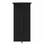 vidaXL Stojan na rastliny 2 pcs Čierna 40 x 40 x 80 cm – Obrázok 6