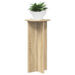 vidaXL Stojan na rastliny 2 pcs Dub sonoma 40 x 40 x 80 cm – Obrázok 3