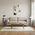 vidaXL Stojan na rastliny 2 pcs Betónovo sivá 40 x 40 x 80 cm
