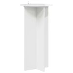 vidaXL Stojan na rastliny 2 pcs Biela s vysokým leskom 40 x 40 x 80 cm – Obrázok 5