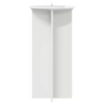 vidaXL Stojan na rastliny 2 pcs Biela s vysokým leskom 40 x 40 x 80 cm – Obrázok 6