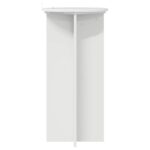 vidaXL Stojan na rastliny 2 pcs Biela s vysokým leskom 40 x 40 x 80 cm – Obrázok 7