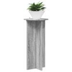 vidaXL Stojan na rastliny 2 pcs Sivá sonoma 40 x 40 x 80 cm – Obrázok 3