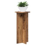 vidaXL Stojan na rastliny 2 pcs Staré drevo 40 x 40 x 80 cm – Obrázok 3