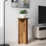 vidaXL Stojan na rastliny 2 pcs Staré drevo 40 x 40 x 80 cm – Obrázok 4