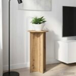 vidaXL Stojan na rastliny 2 pcs Dub artisan 40 x 40 x 80 cm