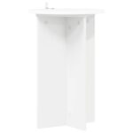 vidaXL Stojan na rastliny 2 pcs Biela Ø40 x 60 cm Kompozitné drevo – Obrázok 5