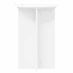 vidaXL Stojan na rastliny 2 pcs Biela Ø40 x 60 cm Kompozitné drevo – Obrázok 7