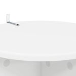 vidaXL Stojan na rastliny 2 pcs Biela Ø40 x 60 cm Kompozitné drevo – Obrázok 8