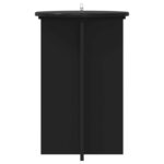 vidaXL Stojan na rastliny 2 pcs Čierna Ø40 x 60 cm Kompozitné drevo – Obrázok 6