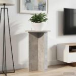 vidaXL Stojan na rastliny 2 pcs Betónovo sivá Ø40 x 60 cm – Obrázok 4