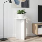 vidaXL Stojan na rastliny 2 pcs Biela s vysokým leskom Ø40 x 60 cm