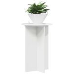 vidaXL Stojan na rastliny 2 pcs Biela s vysokým leskom Ø40 x 60 cm – Obrázok 3
