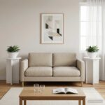 vidaXL Stojan na rastliny 2 pcs Biela s vysokým leskom Ø40 x 60 cm – Obrázok 4