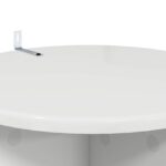 vidaXL Stojan na rastliny 2 pcs Biela s vysokým leskom Ø40 x 60 cm – Obrázok 8