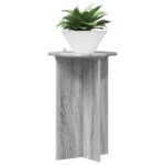 vidaXL Stojan na rastliny 2 pcs Sivá sonoma Ø40 x 60 cm – Obrázok 3