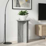 vidaXL Stojan na rastliny 2 pcs Sivá sonoma Ø40 x 60 cm – Obrázok 4