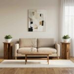 vidaXL Stojan na rastliny 2 pcs Staré drevo Ø40 x 60 cm – Obrázok 4
