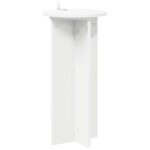 vidaXL Stojan na rastliny 2 pcs Biela Ø29,5 x 60 cm Kompozitné drevo – Obrázok 5