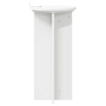 vidaXL Stojan na rastliny 2 pcs Biela Ø29,5 x 60 cm Kompozitné drevo – Obrázok 7
