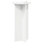 vidaXL Stojan na rastliny 2 pcs Biela Ø29,5 x 60 cm Kompozitné drevo – Obrázok 8