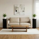 vidaXL Stojan na rastliny 2 pcs Čierna 29,5 x 29,5 x 60 cm – Obrázok 4