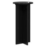 vidaXL Stojan na rastliny 2 pcs Čierna 29,5 x 29,5 x 60 cm – Obrázok 8
