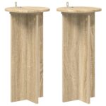 vidaXL Stojan na rastliny 2 pcs Dub sonoma 29,5 x 29,5 x 60 cm – Obrázok 2