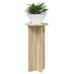 vidaXL Stojan na rastliny 2 pcs Dub sonoma 29,5 x 29,5 x 60 cm – Obrázok 3
