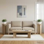 vidaXL Stojan na rastliny 2 pcs Dub sonoma 29,5 x 29,5 x 60 cm – Obrázok 4