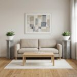 vidaXL Stojan na rastliny 2 pcs Betónovo sivá 29,5 x 29,5 x 60 cm – Obrázok 4