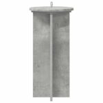 vidaXL Stojan na rastliny 2 pcs Betónovo sivá 29,5 x 29,5 x 60 cm – Obrázok 6