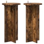 vidaXL Stojan na rastliny 2 pcs Dymový dub 29,5 x 29,5 x 60 cm – Obrázok 2