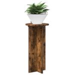 vidaXL Stojan na rastliny 2 pcs Dymový dub 29,5 x 29,5 x 60 cm – Obrázok 3
