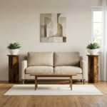 vidaXL Stojan na rastliny 2 pcs Dymový dub 29,5 x 29,5 x 60 cm – Obrázok 4