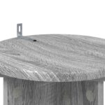 vidaXL Stojan na rastliny 2 pcs Sivá sonoma 29,5 x 29,5 x 60 cm – Obrázok 9