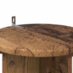 vidaXL Stojan na rastliny 2 pcs Staré drevo 29,5 x 29,5 x 60 cm – Obrázok 9
