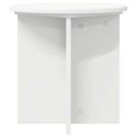 vidaXL Stojan na rastliny 2 pcs Biela Ø40 x 40 cm Kompozitné drevo – Obrázok 7