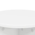 vidaXL Stojan na rastliny 2 pcs Biela Ø40 x 40 cm Kompozitné drevo – Obrázok 9