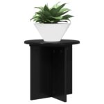 vidaXL Stojan na rastliny 2 pcs Čierna 40 x 40 x 40 cm – Obrázok 3