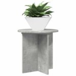 vidaXL Stojan na rastliny 2 pcs Betónovo sivá 40 x 40 x 40 cm – Obrázok 3