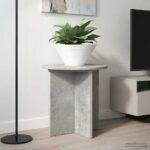 vidaXL Stojan na rastliny 2 pcs Betónovo sivá 40 x 40 x 40 cm – Obrázok 4