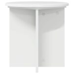 vidaXL Stojan na rastliny 2 pcs Biela s vysokým leskom 40 x 40 x 40 cm – Obrázok 7