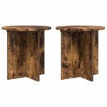 vidaXL Stojan na rastliny 2 pcs Dymový dub 40 x 40 x 40 cm – Obrázok 2