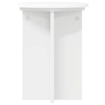 vidaXL Stojan na rastliny 2 pcs Biela Ø29,5 x 40 cm Kompozitné drevo – Obrázok 6
