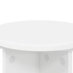 vidaXL Stojan na rastliny 2 pcs Biela Ø29,5 x 40 cm Kompozitné drevo – Obrázok 9