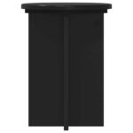 vidaXL Stojan na rastliny 2 pcs Čierna Ø29,5 x 40 cm Kompozitné drevo – Obrázok 6